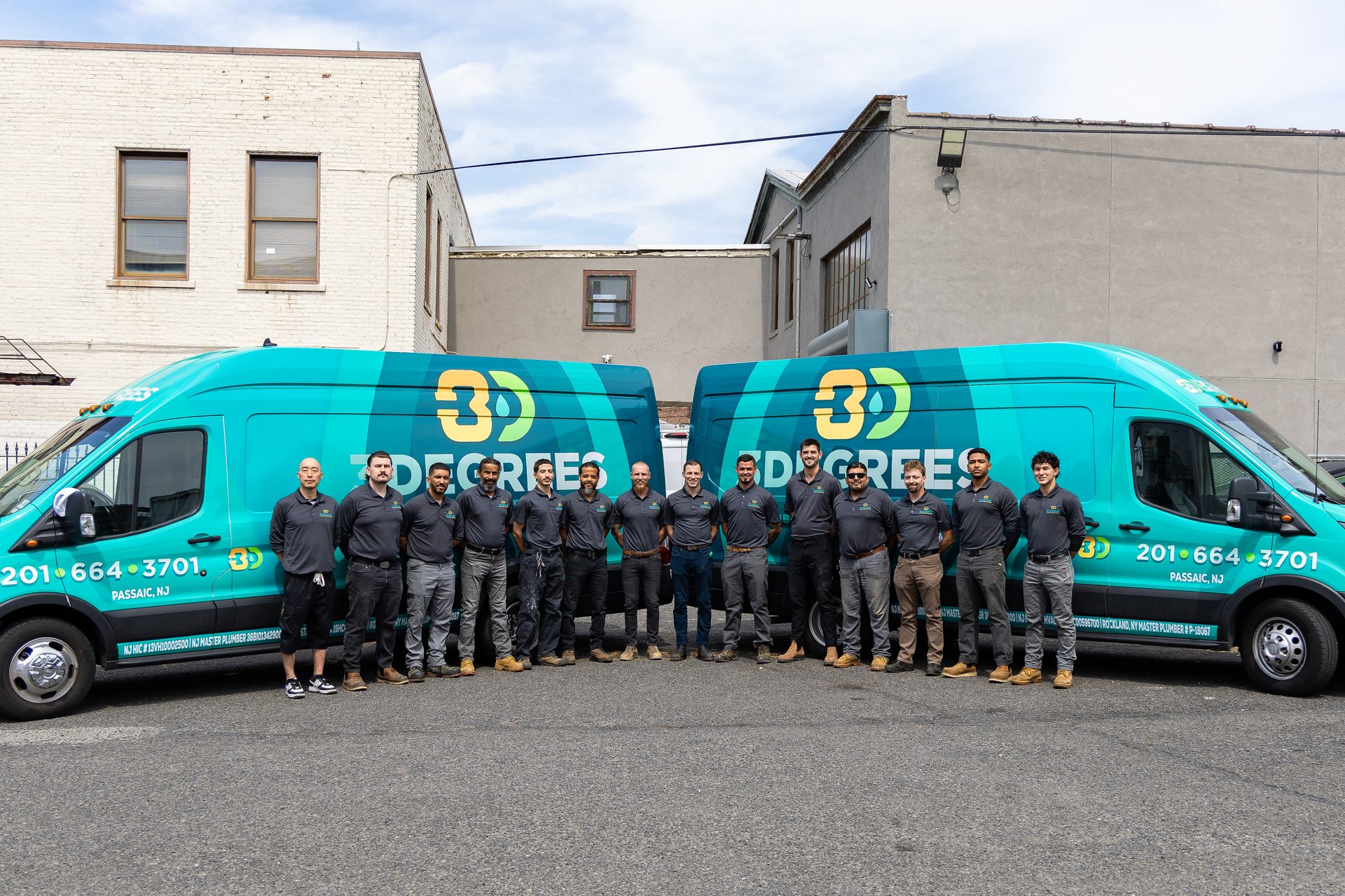 The 3Degrees Plumbing Heating Cooling team