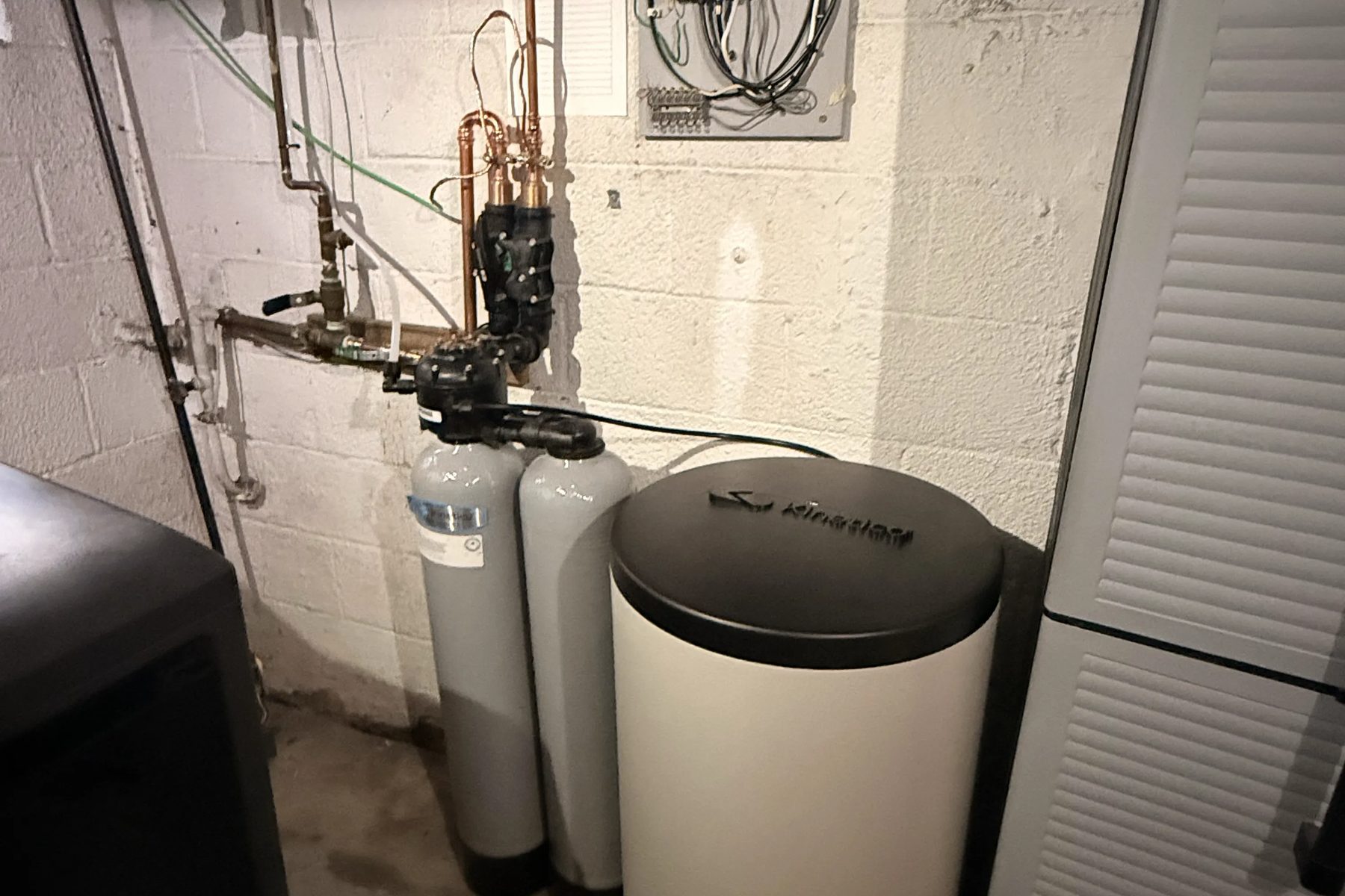 Kinetico water treatment system installed by 3Degrees in a Northern NJ home